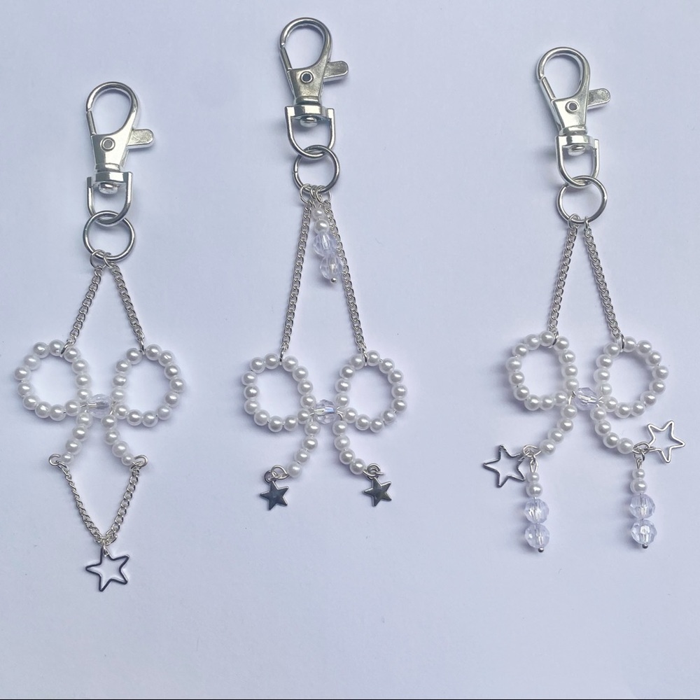 Starry Ribbon Keychains
